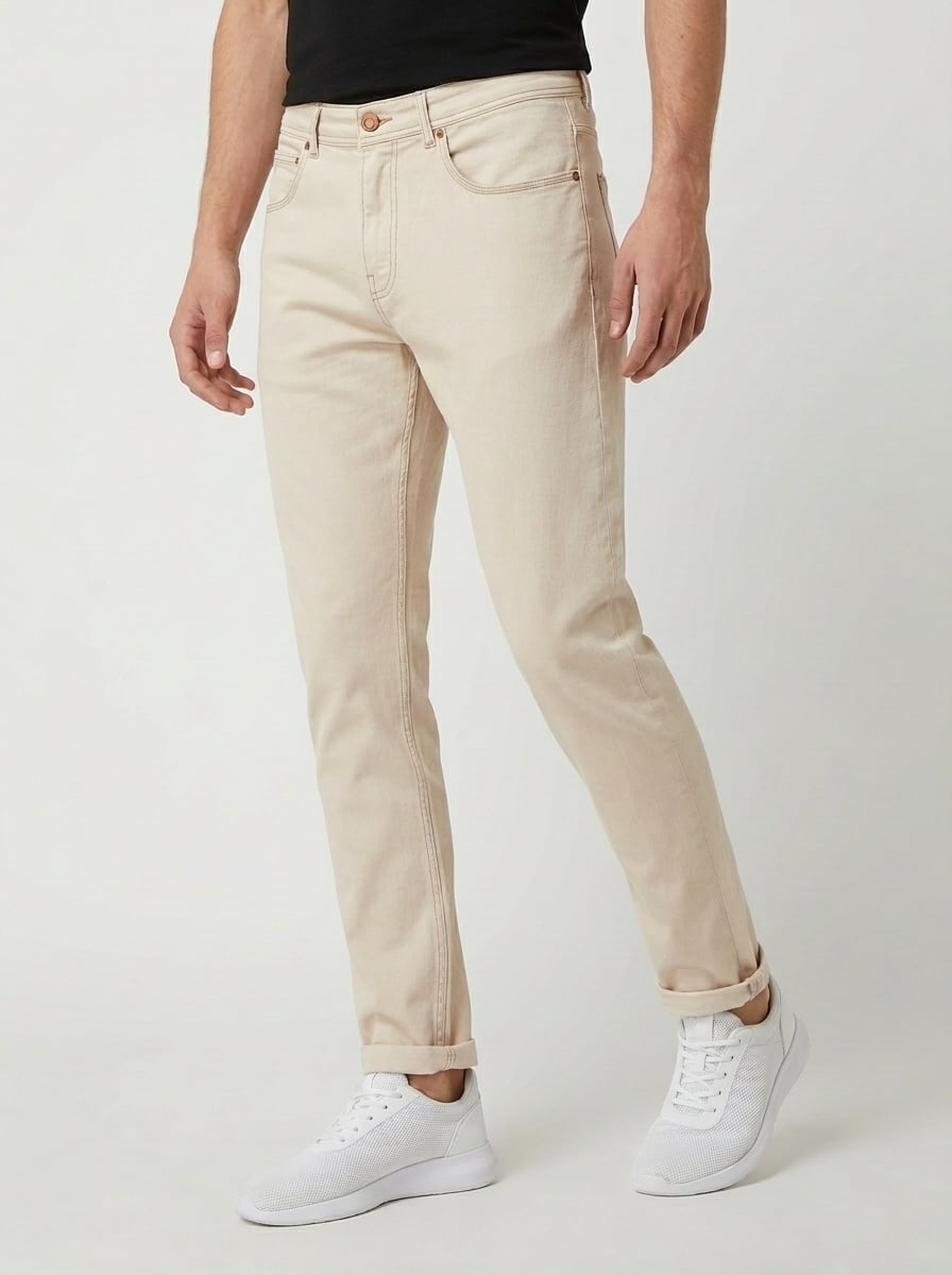WHITE JEANS STRETCH PLUS LIGHT